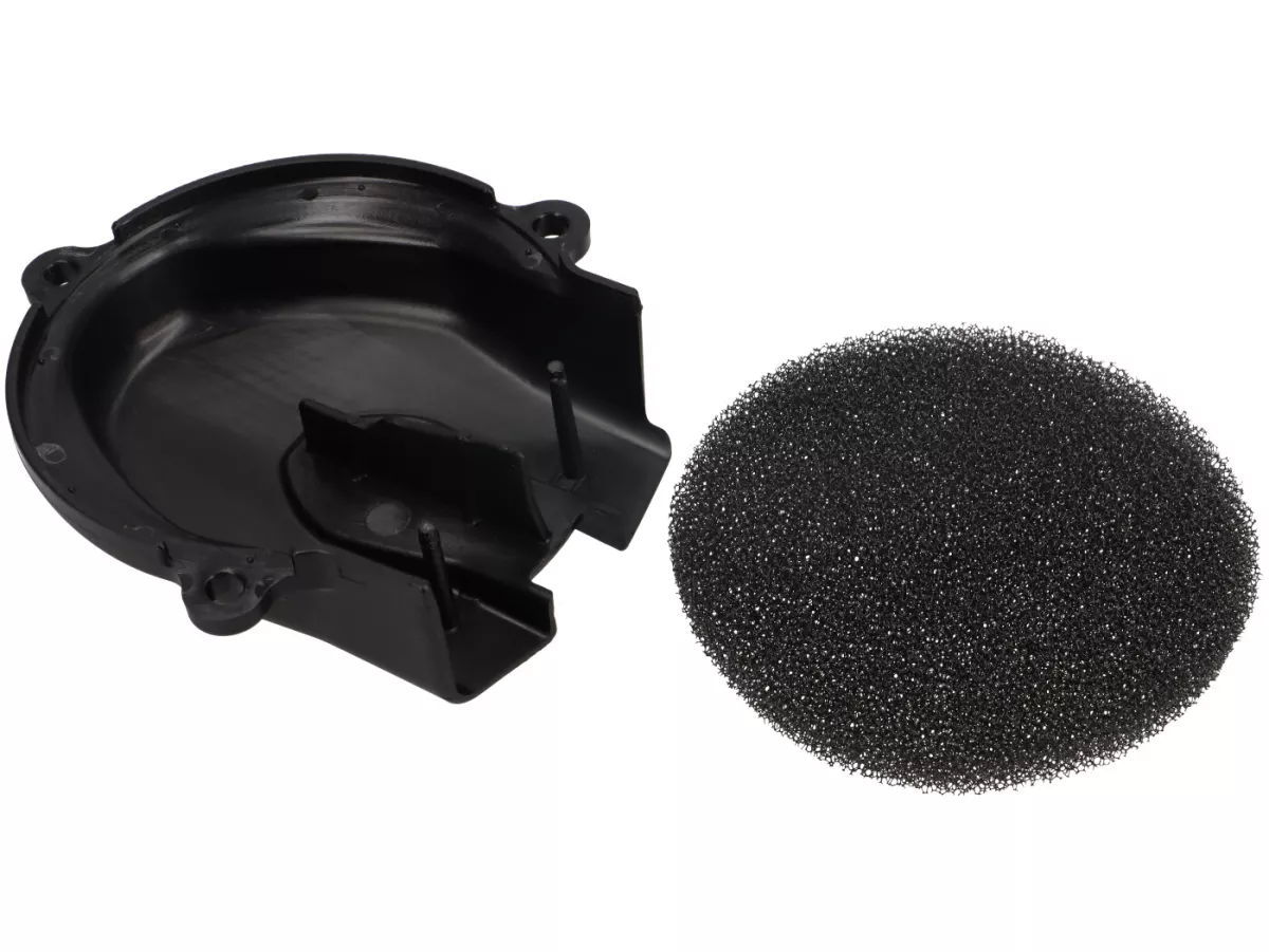 Coperchio Vario -POLINI- Evolution - Alto flusso d'aria - Piaggio lungo 12-13 - nero