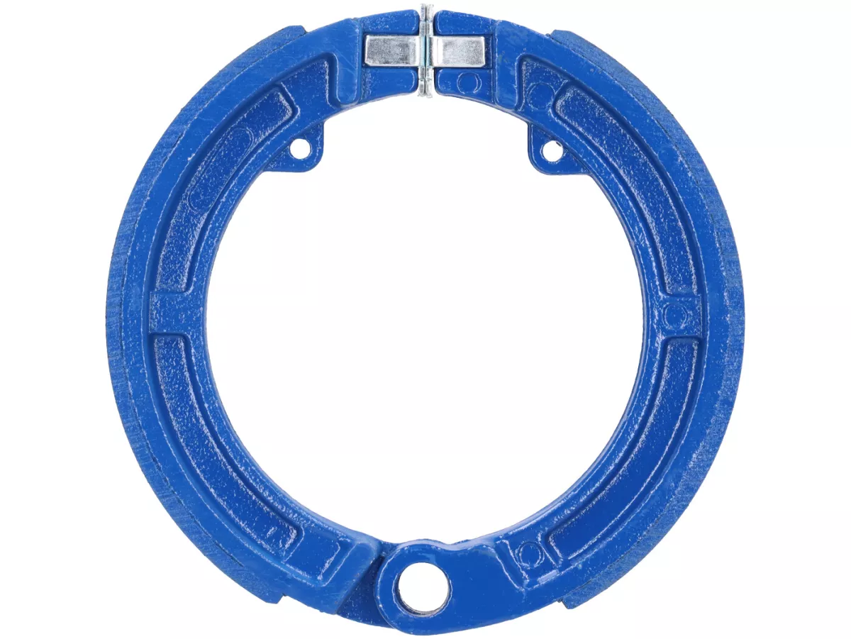 Sepatu rem -POLINI untuk balapan Ø = 125x17mm- 8 + 9 + 10 depan, 1 dudukan, Vespa Smallframe V50, V90, SS50, SS90, PV125, ET3, Wideframe V1T hingga V15T, V30T-V33T, VM, VN, VL, VB, VNA, VNB, VBA, VBB, Super