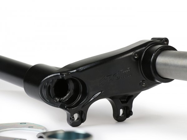 Horquilla - tubo de dirección - tubo de dirección -POLINI- para conversión Vespa Smallframe V50, ET3, PV125, PK