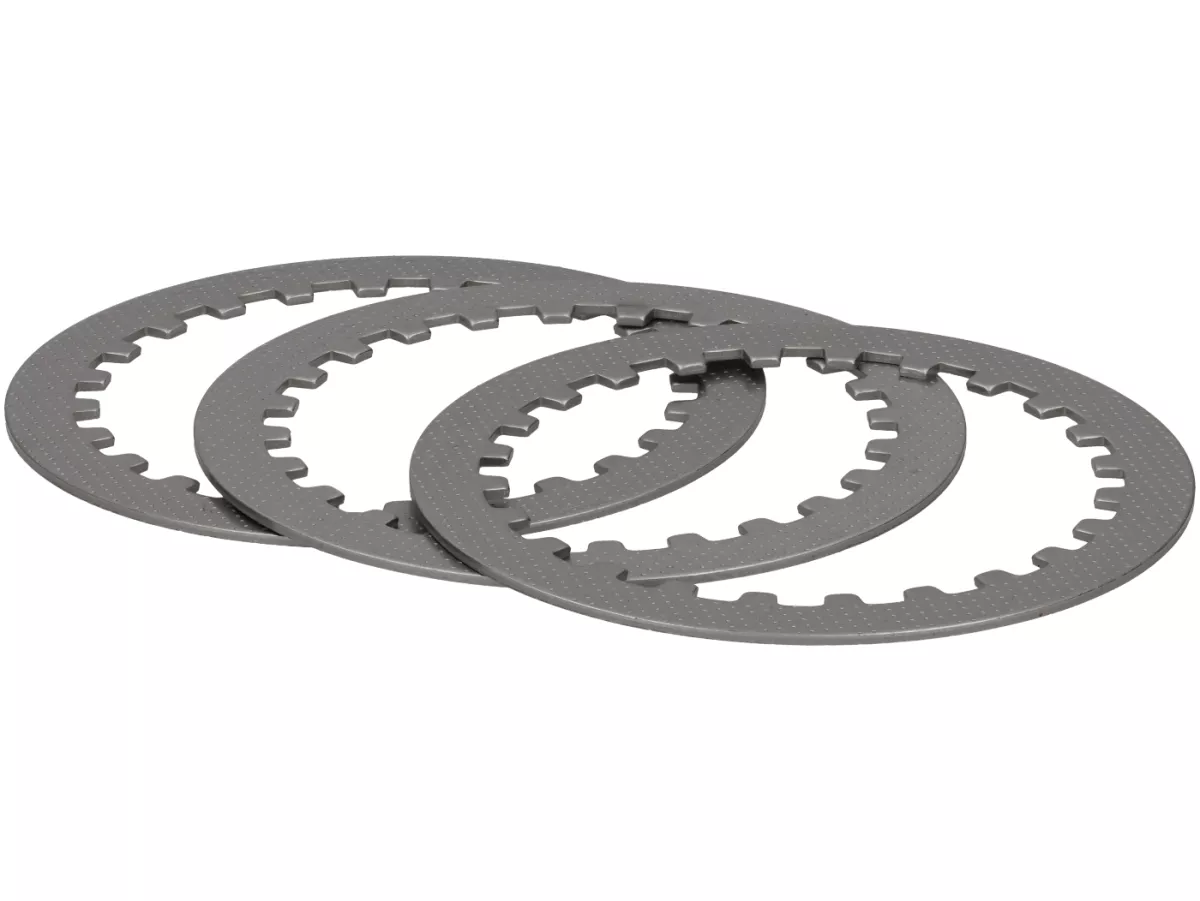 Clutch -POLINI for Race, HT Clutch- for primary wheel Polini 64Z - Vespa PX80, PX125, PX150, PX200, T5, Cosa, Rally, Motovespa PX, DS, DN, LML 2T - 22 teeth (straight toothed)