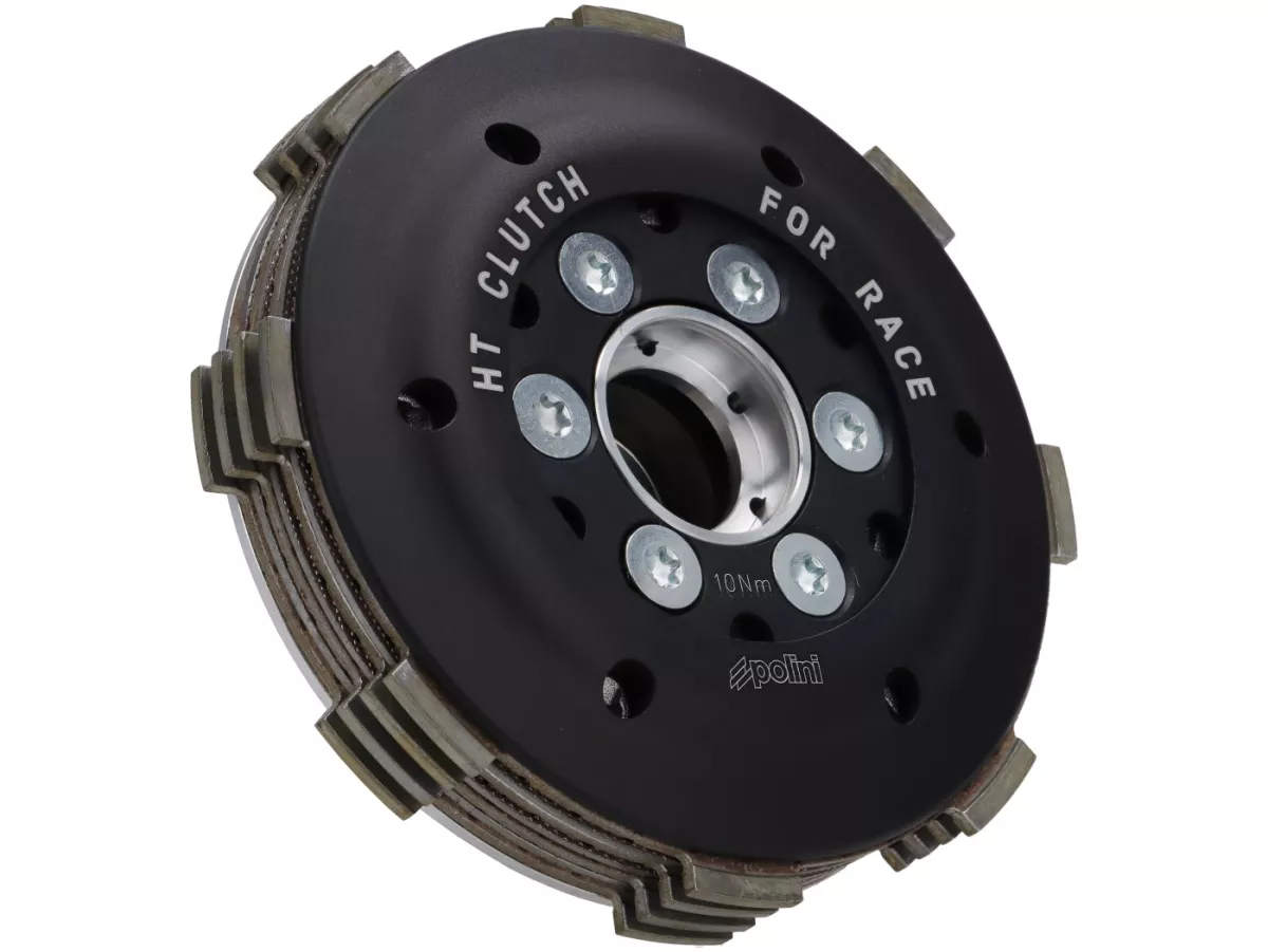 Koppling -POLINI för Race, HT Koppling- för primärhjul Piaggio 67/68Z - Vespa PX80, PX125, PX150, T5, Cosa, Motovespa PX125/150, LML 2T - 23 tänder (spiralformade tänder)