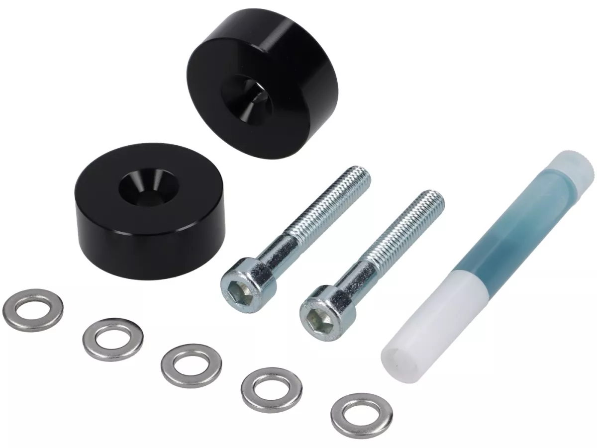 Kit de protection de levier -PRO BRAKE- Lever Guard Track2 - Vespa GTS 125-310 Keyless - noir/noir