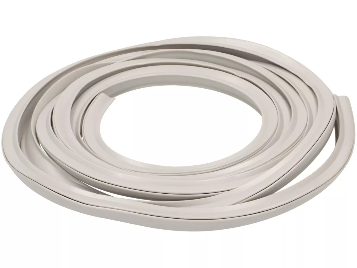 Cubierta lateral de goma -PREMIUM- Vespa Sprint150 (VLB1T), Super, GT125 (VNL2T), GTR125 (VNL2T), GL150 (VLA1T), GS160 / GS4 (VSB1T), SS180 (VSC1T) - Gris (2,5m)