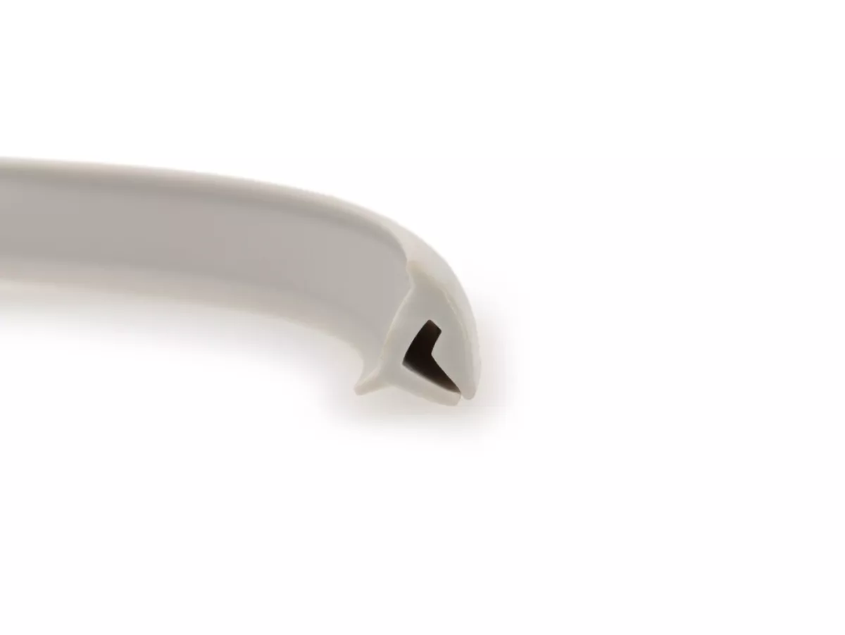 Cubierta lateral de goma -PREMIUM- Vespa Sprint150 (VLB1T), Super, GT125 (VNL2T), GTR125 (VNL2T), GL150 (VLA1T), GS160 / GS4 (VSB1T), SS180 (VSC1T) - Gris (2,5m)