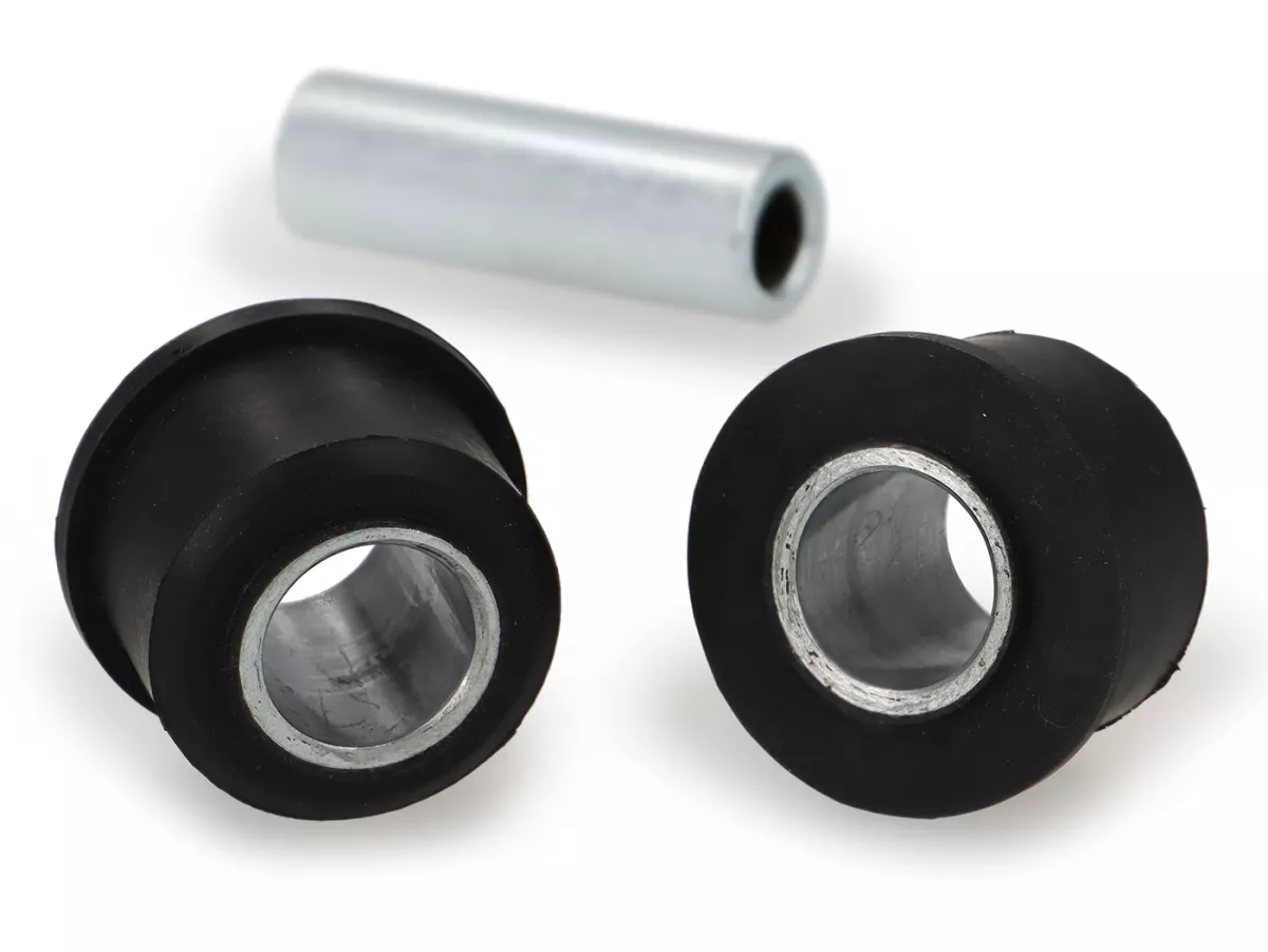 Peredam kejut set peredam kejut / mesin -PRORUB EasyMount- Ø = 9 mm x 48 mm- Vespa PX (1983), Rally, TS, Sprint, Sprint Veloce, GT, GTR, Super, GL, V50, PV, ET3