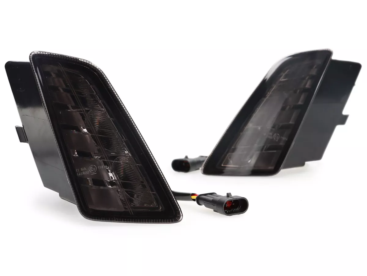 Blinkerssats fram + bak -POWER 1- LED - Vespa GTS/GTV 125-300 Keyless - tonad
