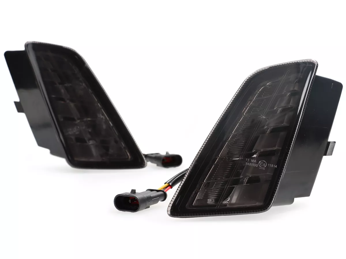 Blinkerssats fram + bak -POWER 1- LED - Vespa GTS/GTV 125-300 Keyless - tonad
