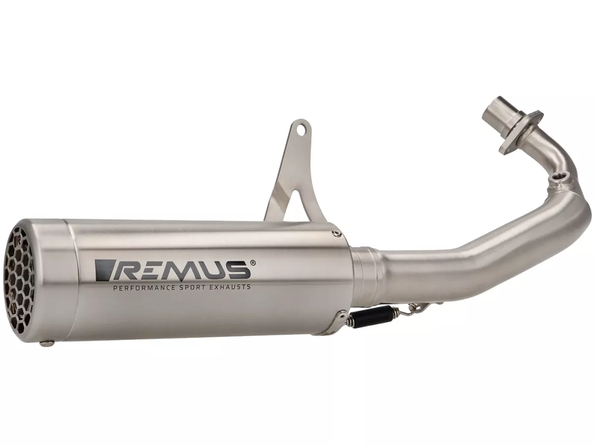 Knalpot -REMUS- Vespa Primavera 50 4T - Jaring baja tahan karat matt racing