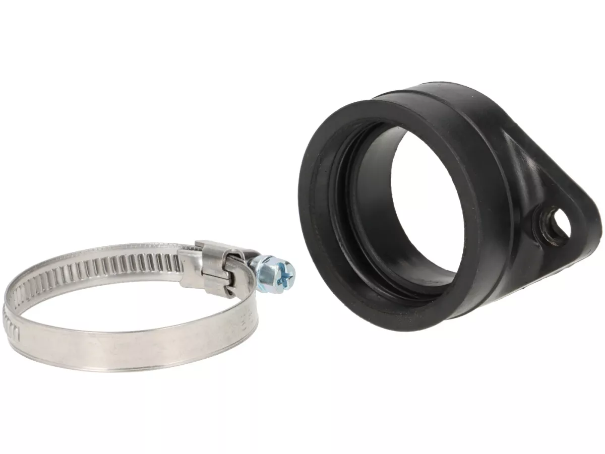 Gommino di collegamento con flangia carburatore/ collettore di aspirazione -STAGE6- AW=Ø40mm - per Mikuni TMX35, Keihin PWK33, PWK35