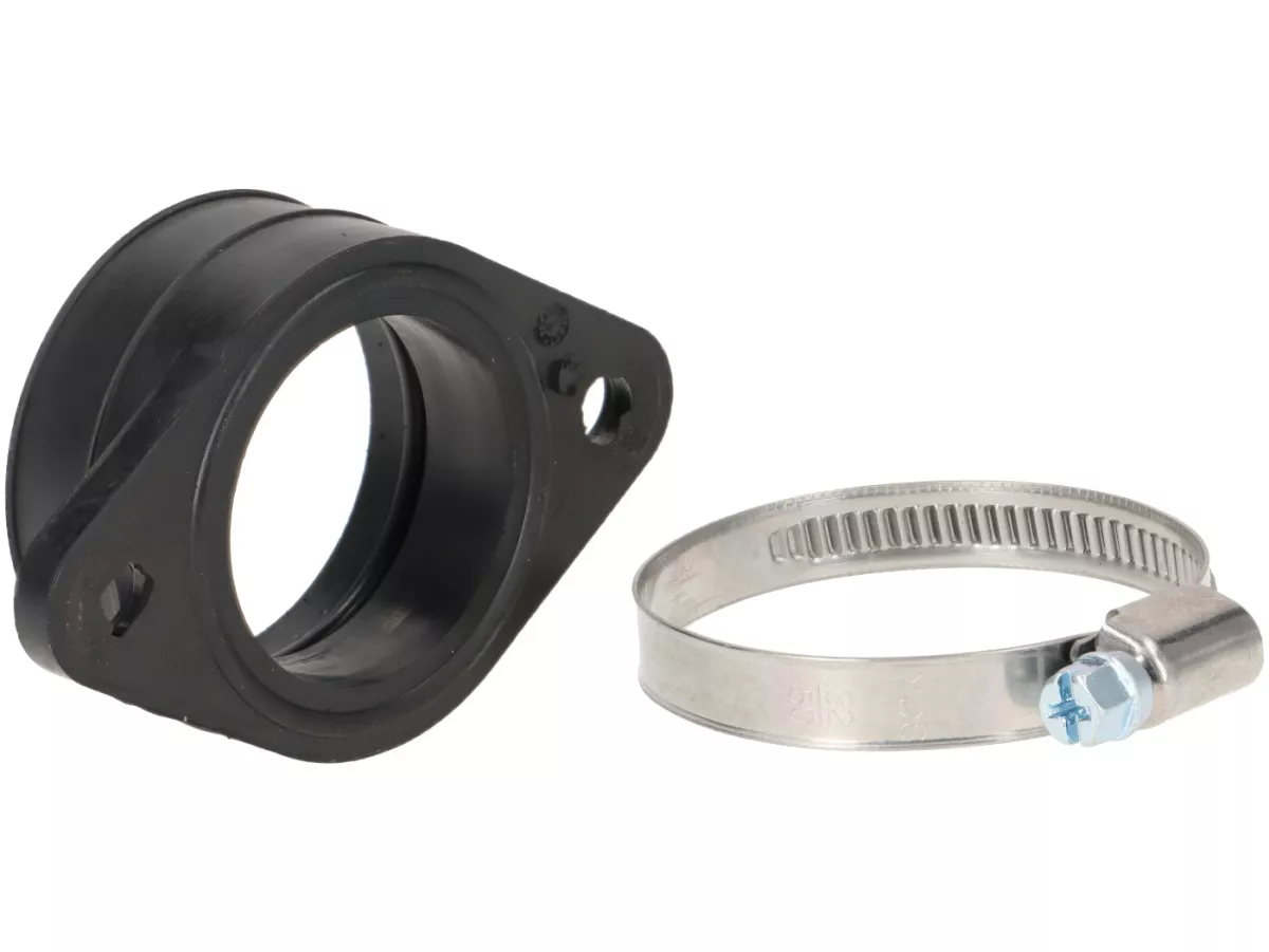 Gommino di collegamento con flangia carburatore/ collettore di aspirazione -STAGE6- AW=Ø40mm - per Mikuni TMX35, Keihin PWK33, PWK35