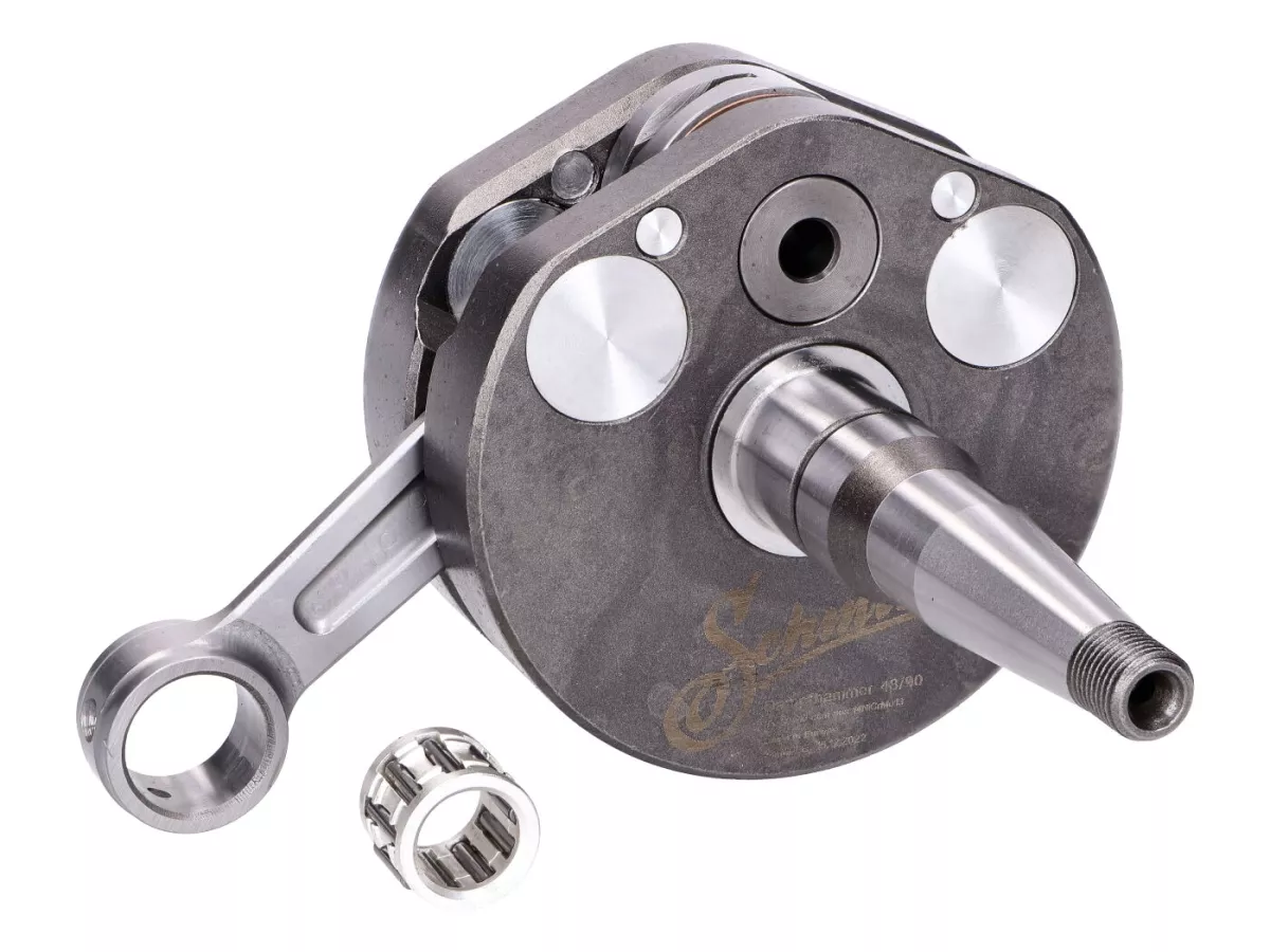 Cigüeñal Schmitt Dampfhammer 48mm carrera 90mm biela para Simson S51/S70/S83