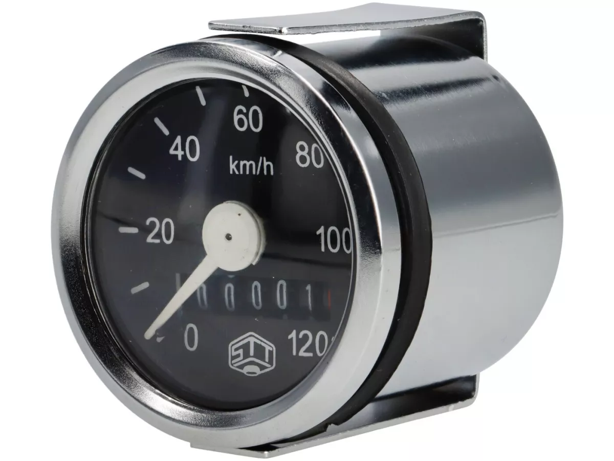 Velocímetro -SCHMITT- 120km/h redondo 48mm para ciclomotor Simson, MZ GS, Hercules