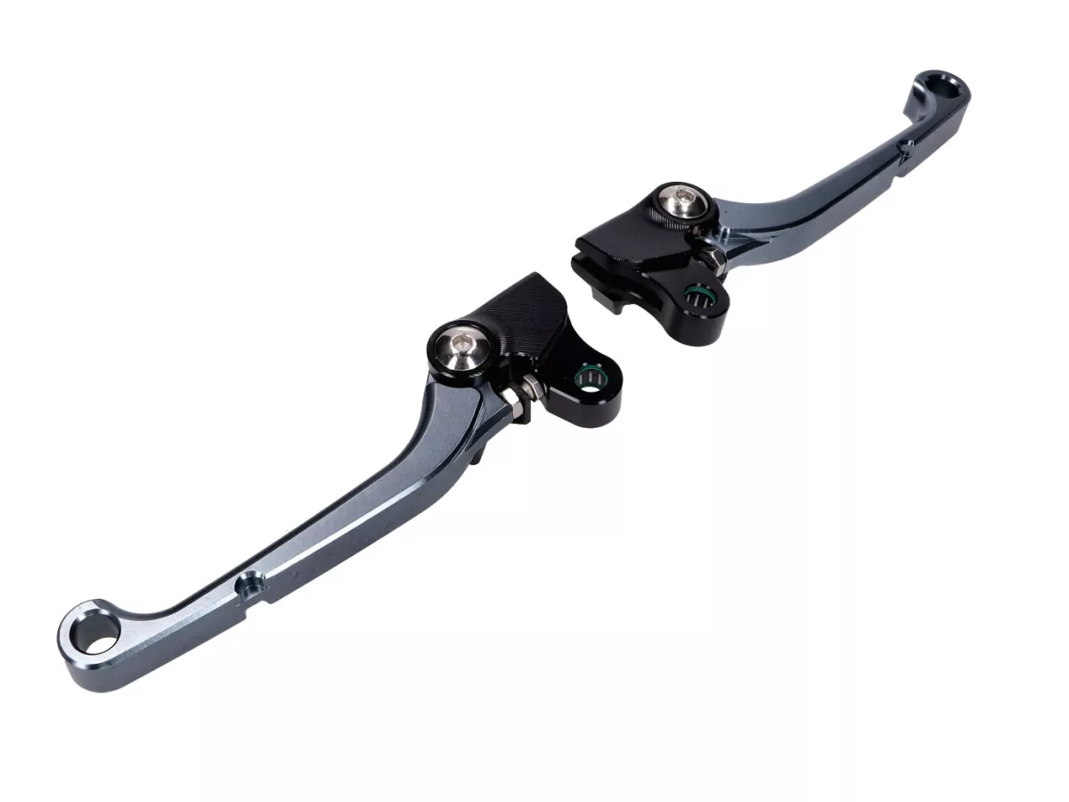 Brake and clutch lever set Schmitt hand anchor CNC aluminum for Simson