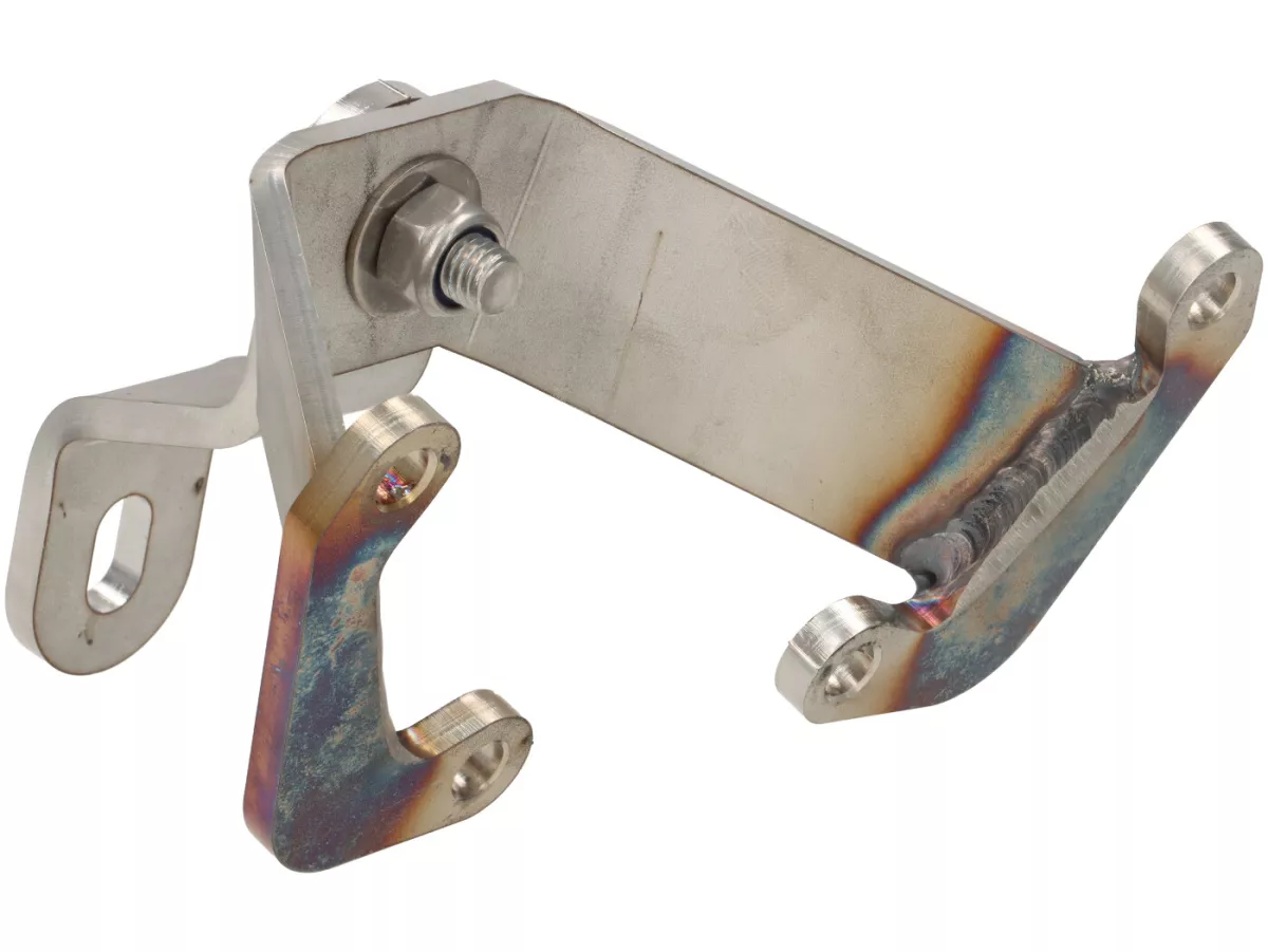 Rear exhaust bracket -TD CUSTOMS- Lambretta LI, LIS, SX, TV (series 2-3), DL, GP - LI 125, LI 150, LiS 125, LiS 150, TV 175, SX, TV, GT, GP 125, 150, 200