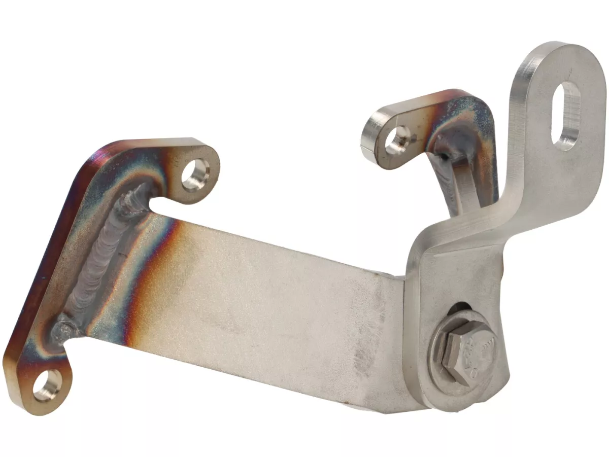 Rear exhaust bracket -TD CUSTOMS- Lambretta LI, LIS, SX, TV (series 2-3), DL, GP - LI 125, LI 150, LiS 125, LiS 150, TV 175, SX, TV, GT, GP 125, 150, 200