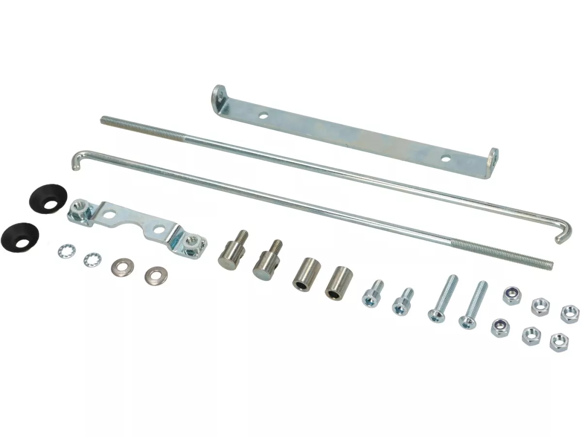 Portaequipajes delantero plegable -PIAGGIO- Vespa Largeframe - Vespa PX80, PX125, PX150, PX200 - Cromo