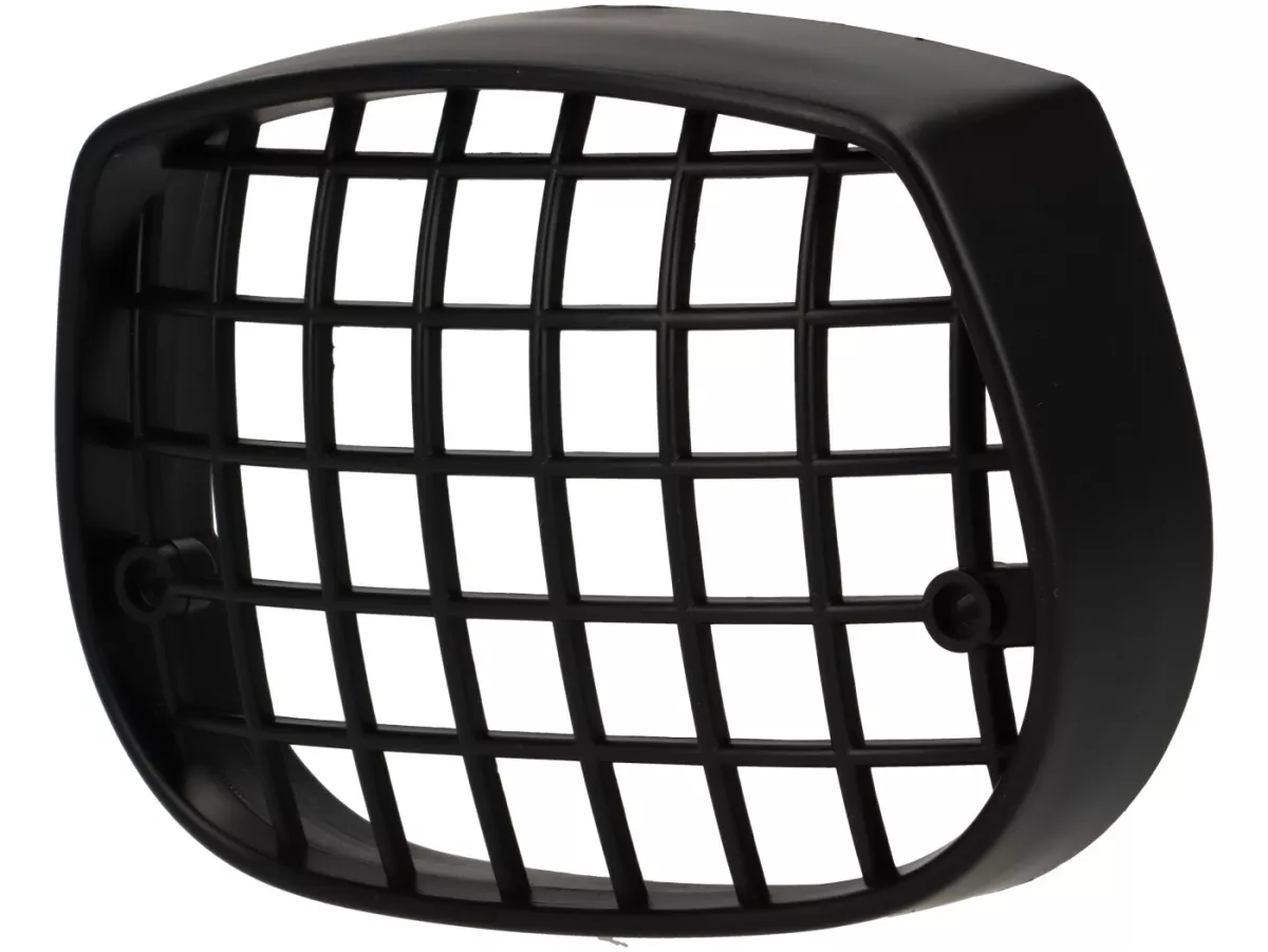 Zwart lamprooster -SC- Piaggio Ciao P/PX koplamp