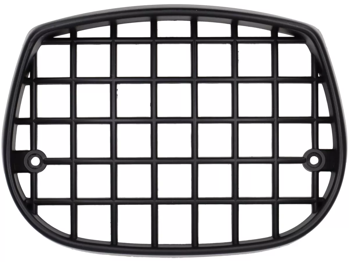 Zwart lamprooster -SC- Piaggio Ciao P/PX koplamp