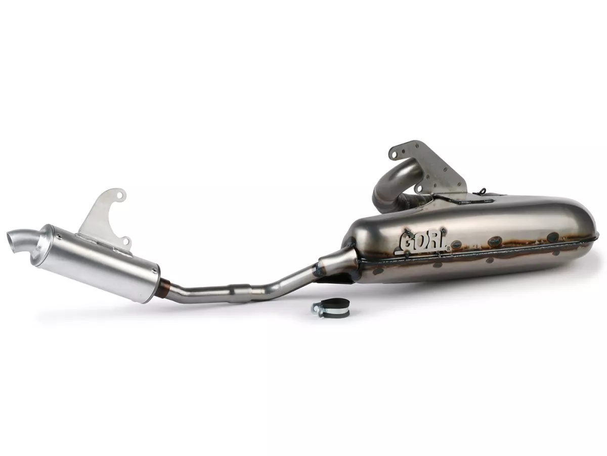 Auspuff Clubman -GORI 210QTR- Lambretta Serie 1-3 - für Quattrini M210