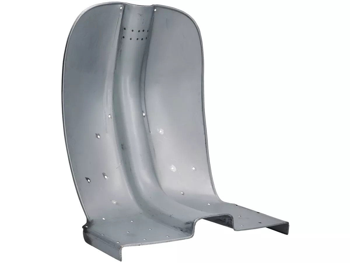 Leg shield -IMPORT- Lambretta DL, GP - oiled sheet metal - pressed in one piece
