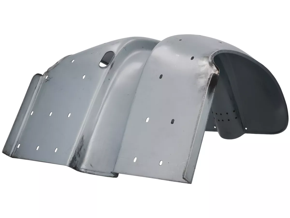 Leg shield -IMPORT- Lambretta DL, GP - oiled sheet metal - pressed in one piece