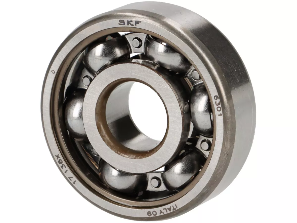 Cuscinetto a sfere -6301- (12x37x12mm) - (utilizzato per albero ausiliario Vespa PX80, GS150 / GS3 (da VS1T a VS5T), VNA, VNB, VBA, VBB1T, VGLA, VGLB , T4