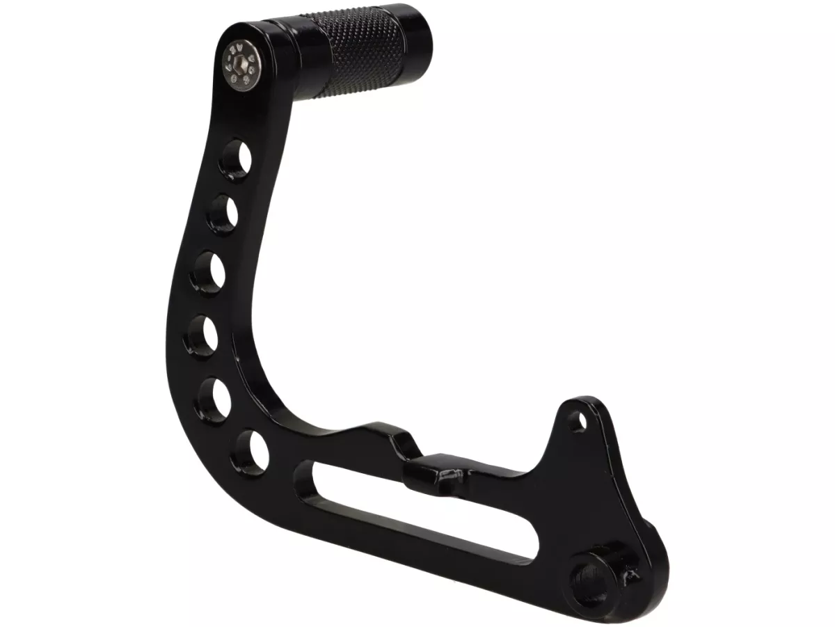 Bromspedal -SPAQ- Lambretta LI (Serie 3), LIS, SX, TV (Serie 3), DL, GP - svart/svart