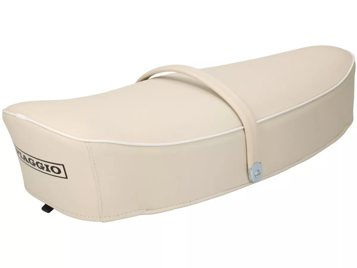 Seat -SKY- Vespa V50, PV125, ET3 - without lock - white (ivory)