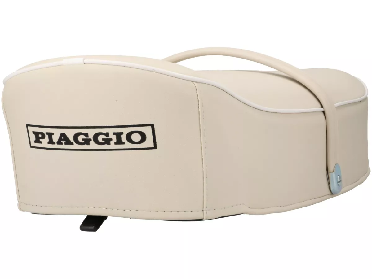 Seat -SKY- Vespa V50, PV125, ET3 - without lock - white (ivory)