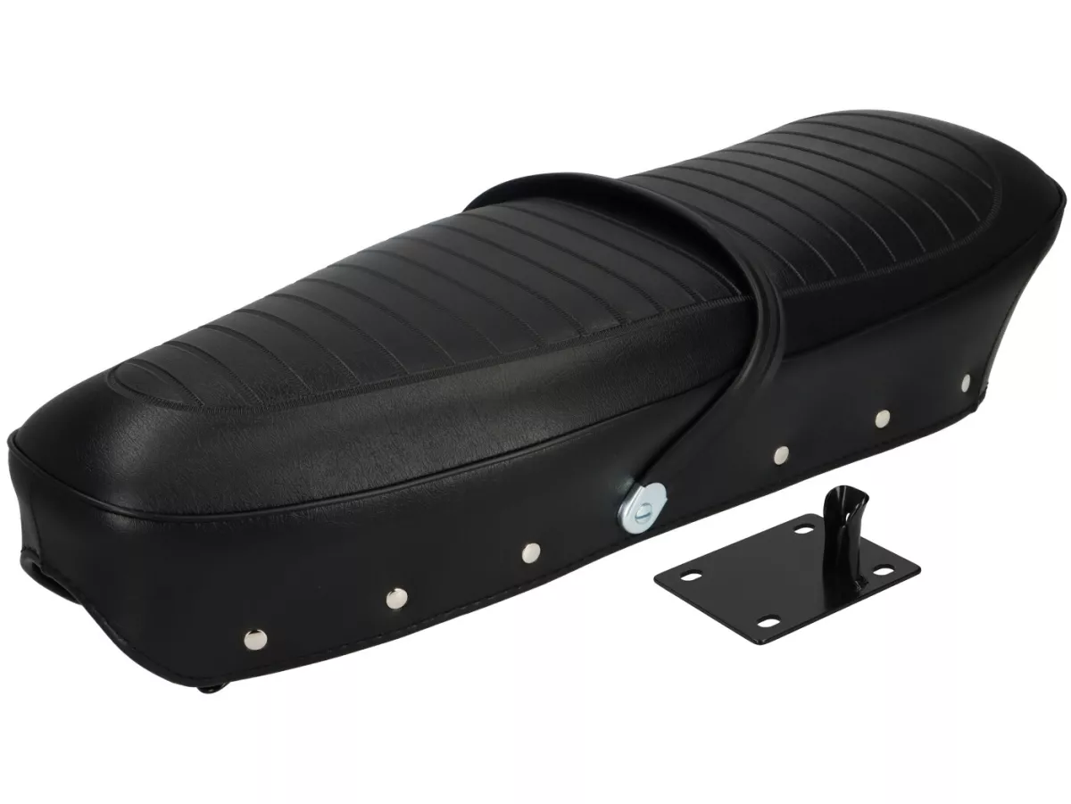 Seat SIL (Scooter India Limited) -MADE IN ITALY- Lambretta DL, GP - black