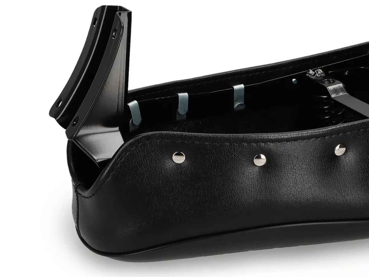 Seat SIL (Scooter India Limited) -MADE IN ITALY- Lambretta DL, GP - black