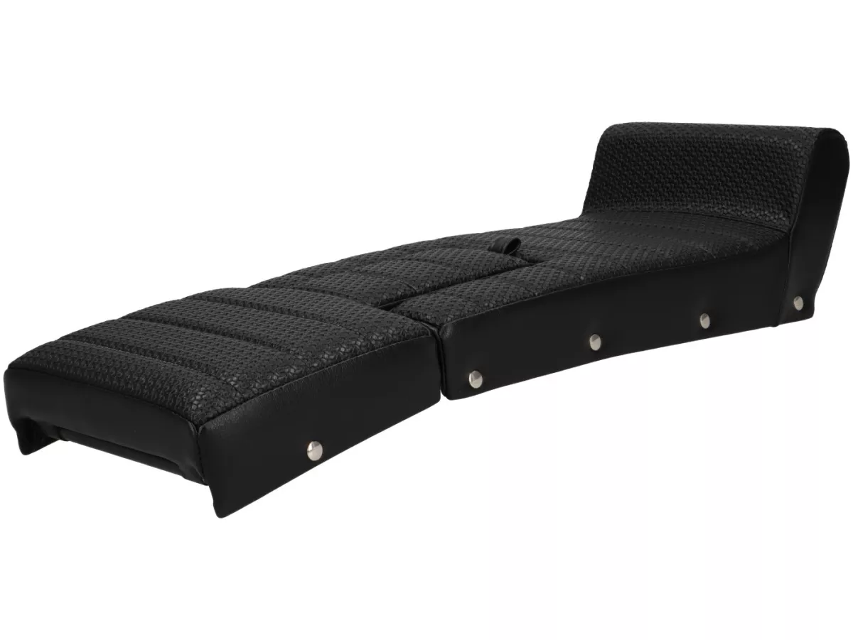 Seat SNETTERTON Alfatex -MADE IN ITALY- Lambretta Series 1-3 - black