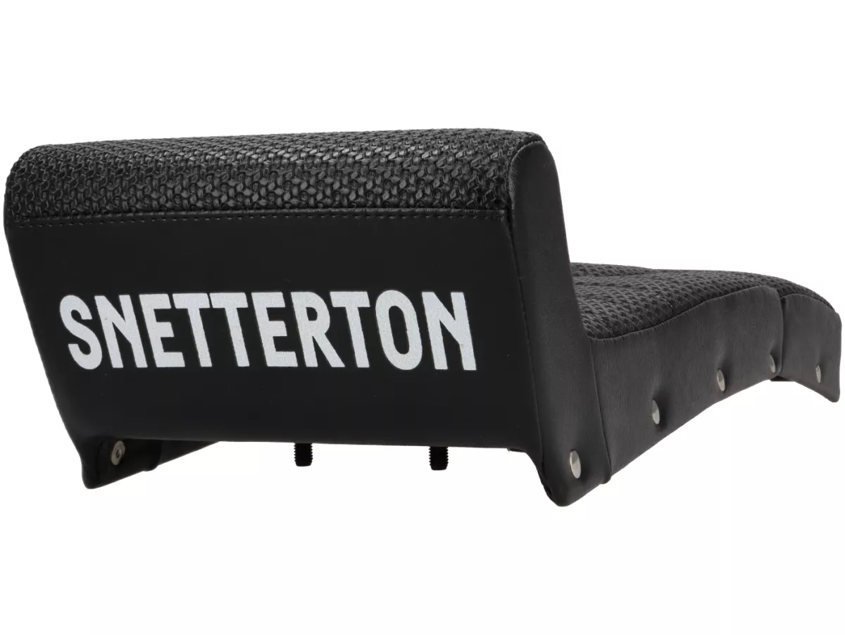 Seat SNETTERTON Alfatex -MADE IN ITALY- Lambretta Series 1-3 - black