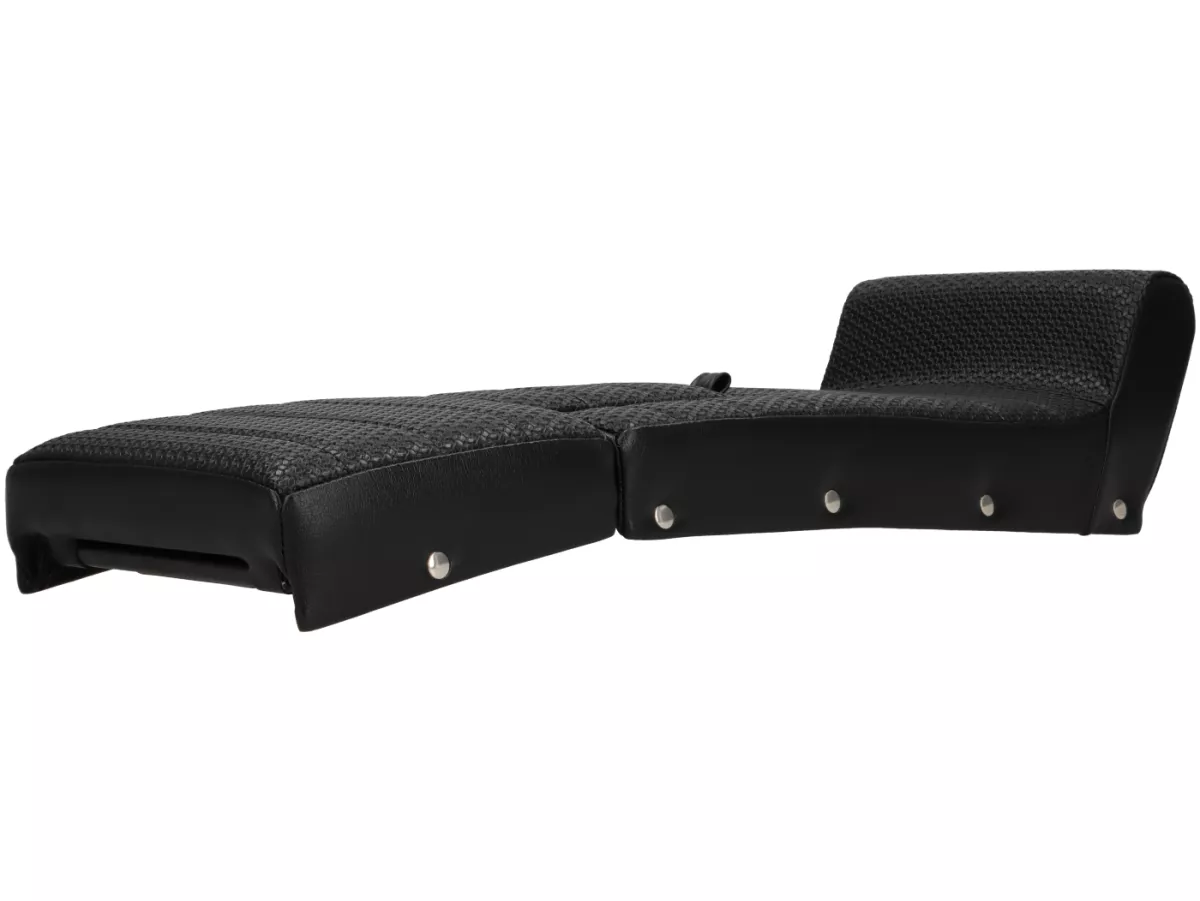 Seat SNETTERTON Alfatex -MADE IN ITALY- Lambretta Series 1-3 - black