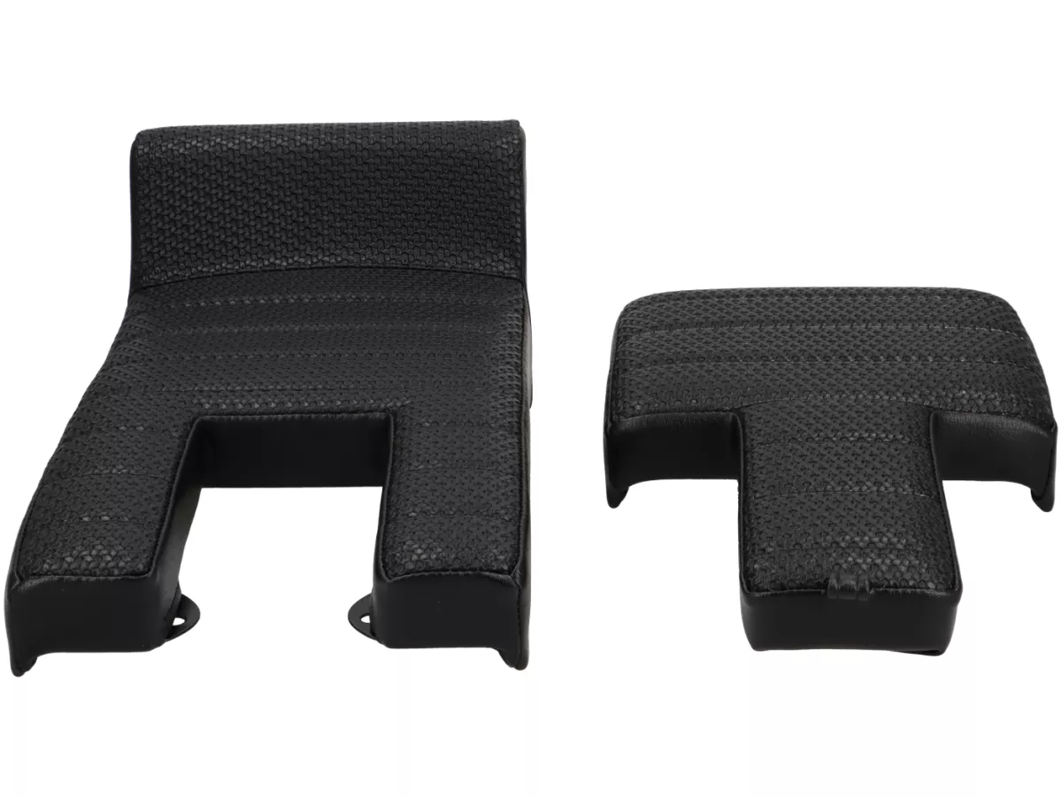 Seat SNETTERTON Alfatex -MADE IN ITALY- Lambretta Series 1-3 - black