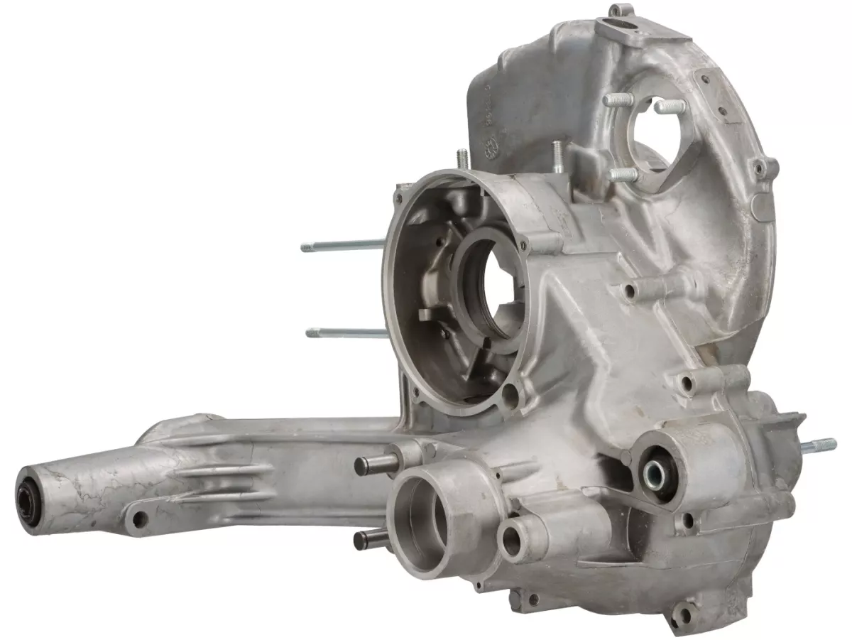 Cárter motor -OEM admisión válvula rotativa, Elestart, sin lubricación separada- Vespa PX125, PX150