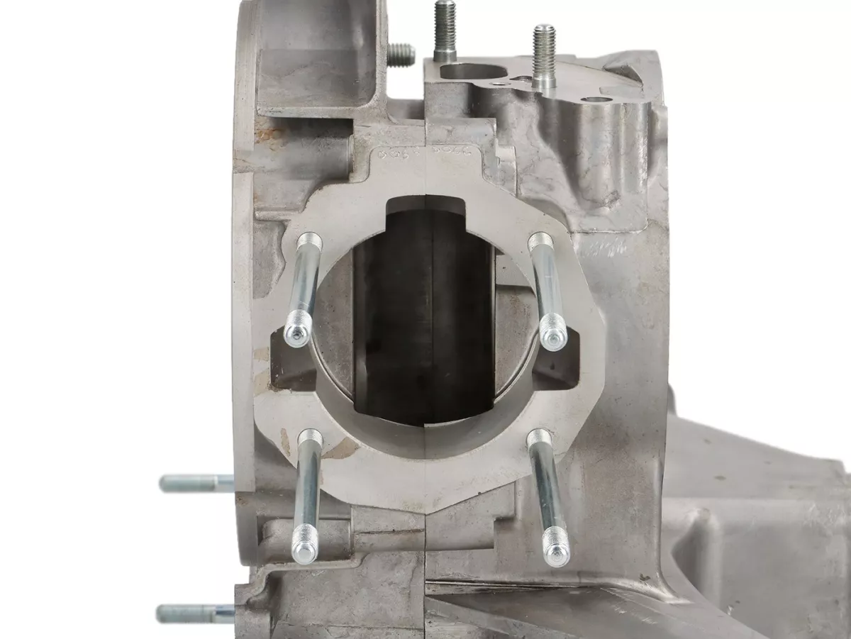 Cárter motor -OEM admisión válvula rotativa, Elestart, sin lubricación separada- Vespa PX125, PX150