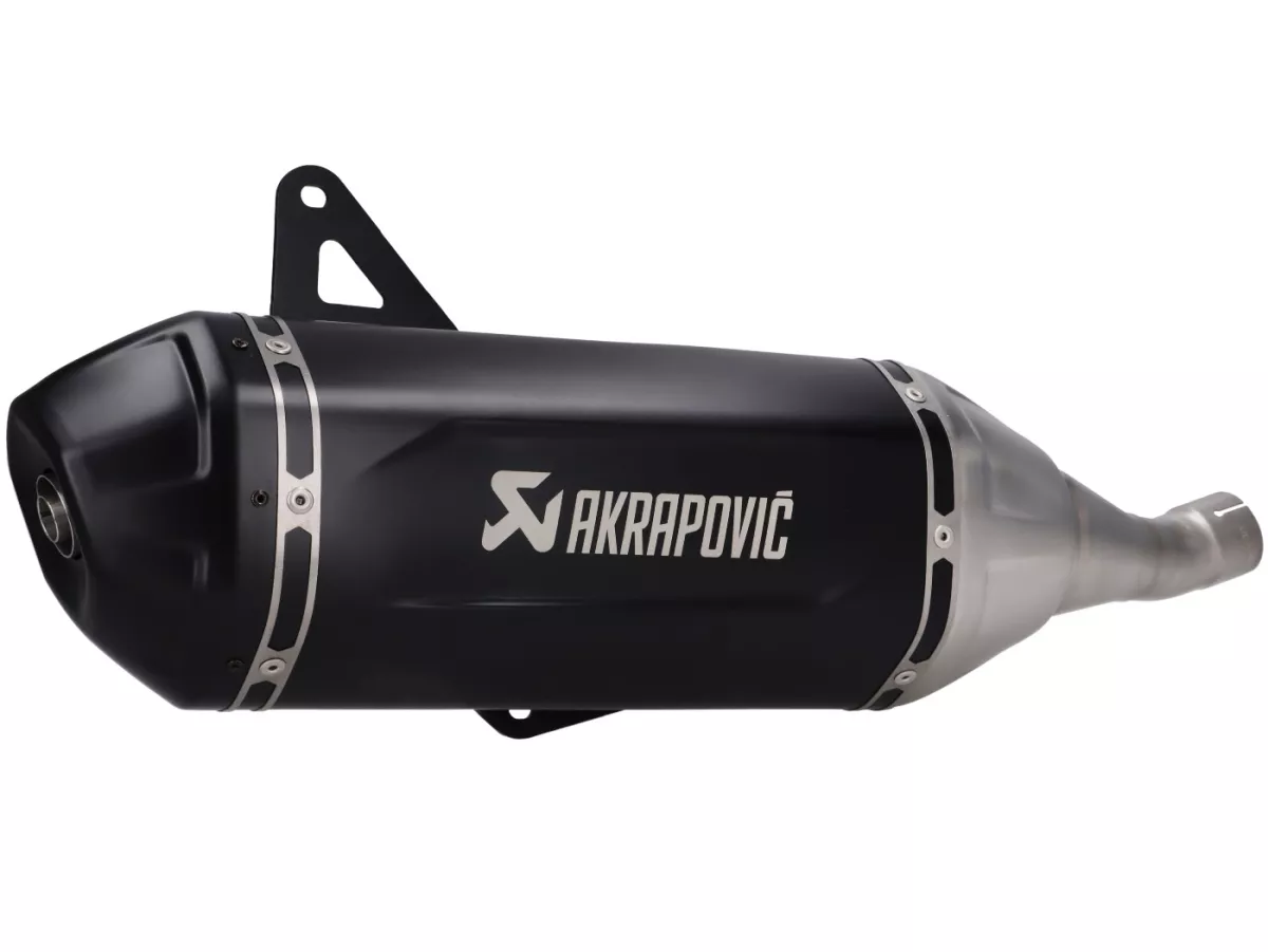 Echappement -AKRAPOVIC Black Slip-On Line (SS)- Vespa GTS HPE 310 Euro 5+ - Acier inox noir