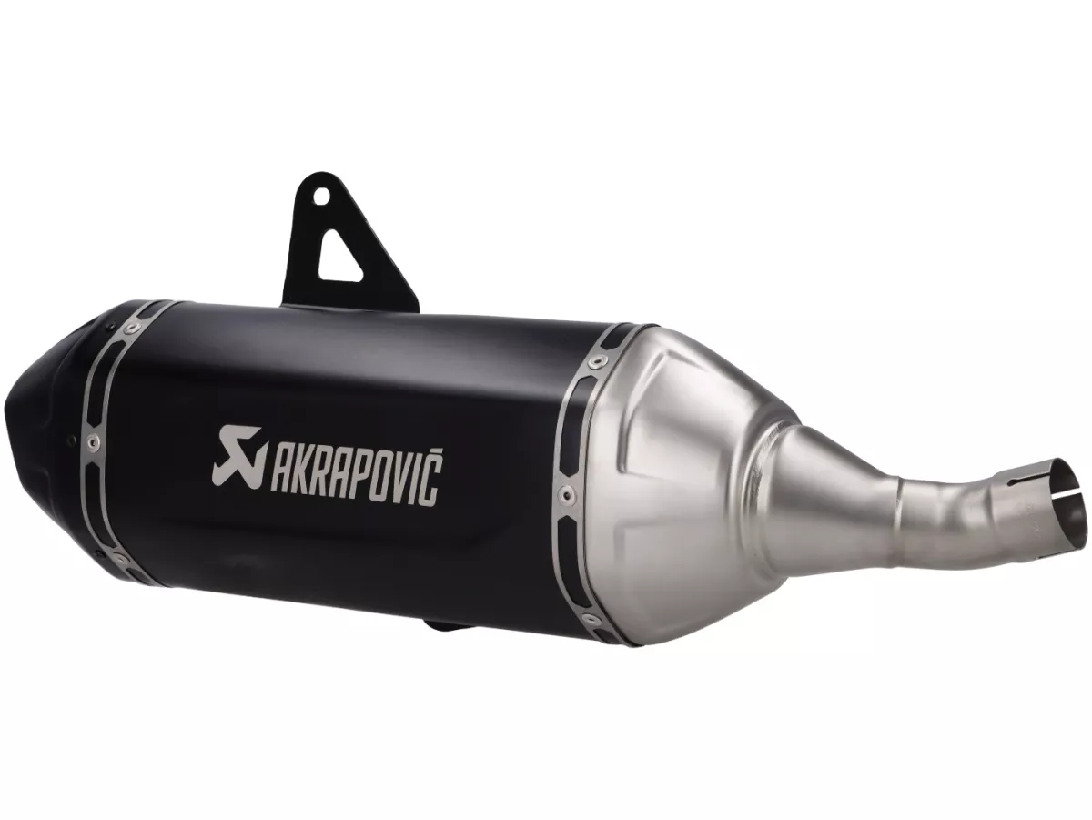 Echappement -AKRAPOVIC Black Slip-On Line (SS)- Vespa GTS HPE 310 Euro 5+ - Acier inox noir
