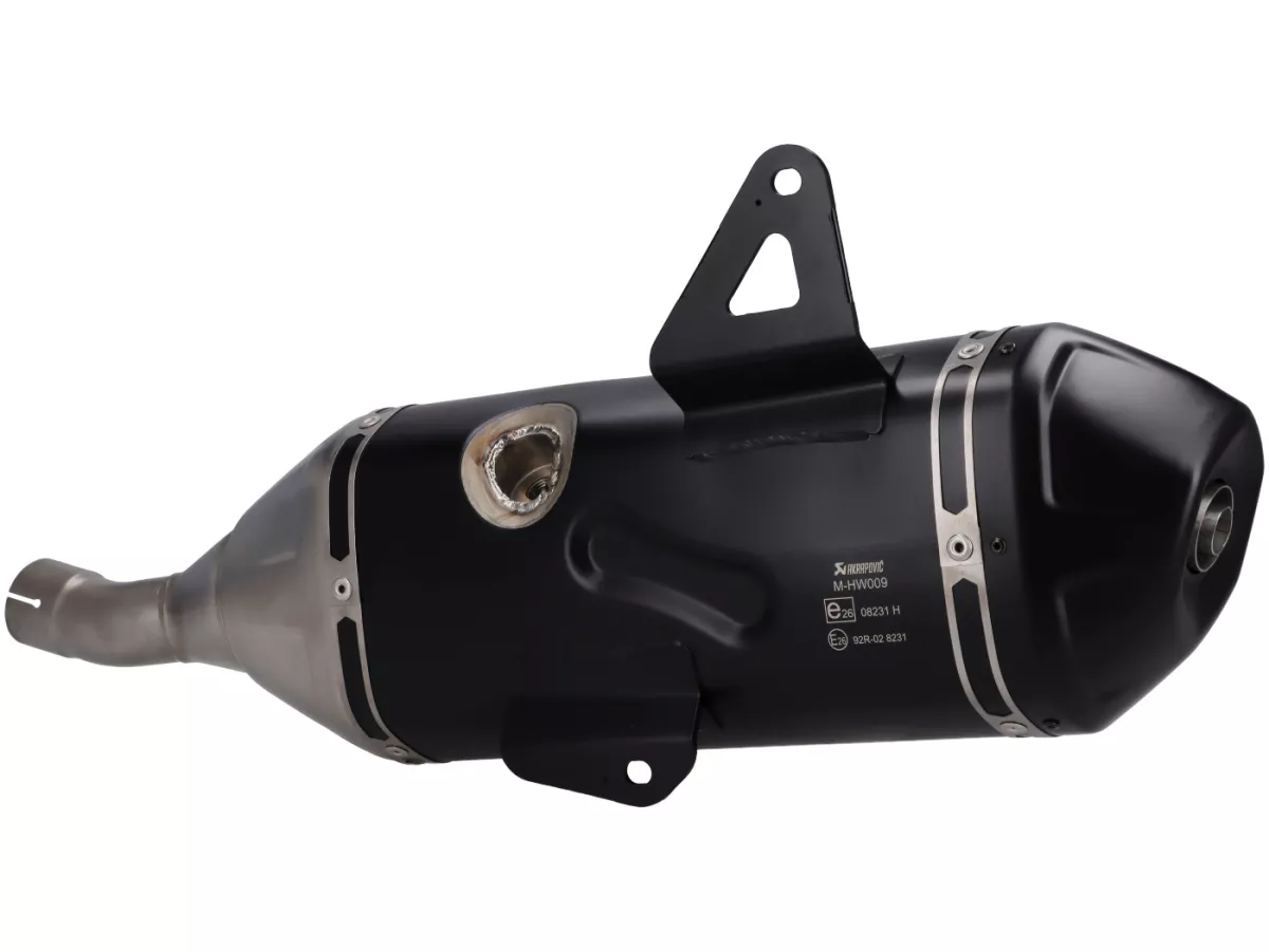 Echappement -AKRAPOVIC Black Slip-On Line (SS)- Vespa GTS HPE 310 Euro 5+ - Acier inox noir