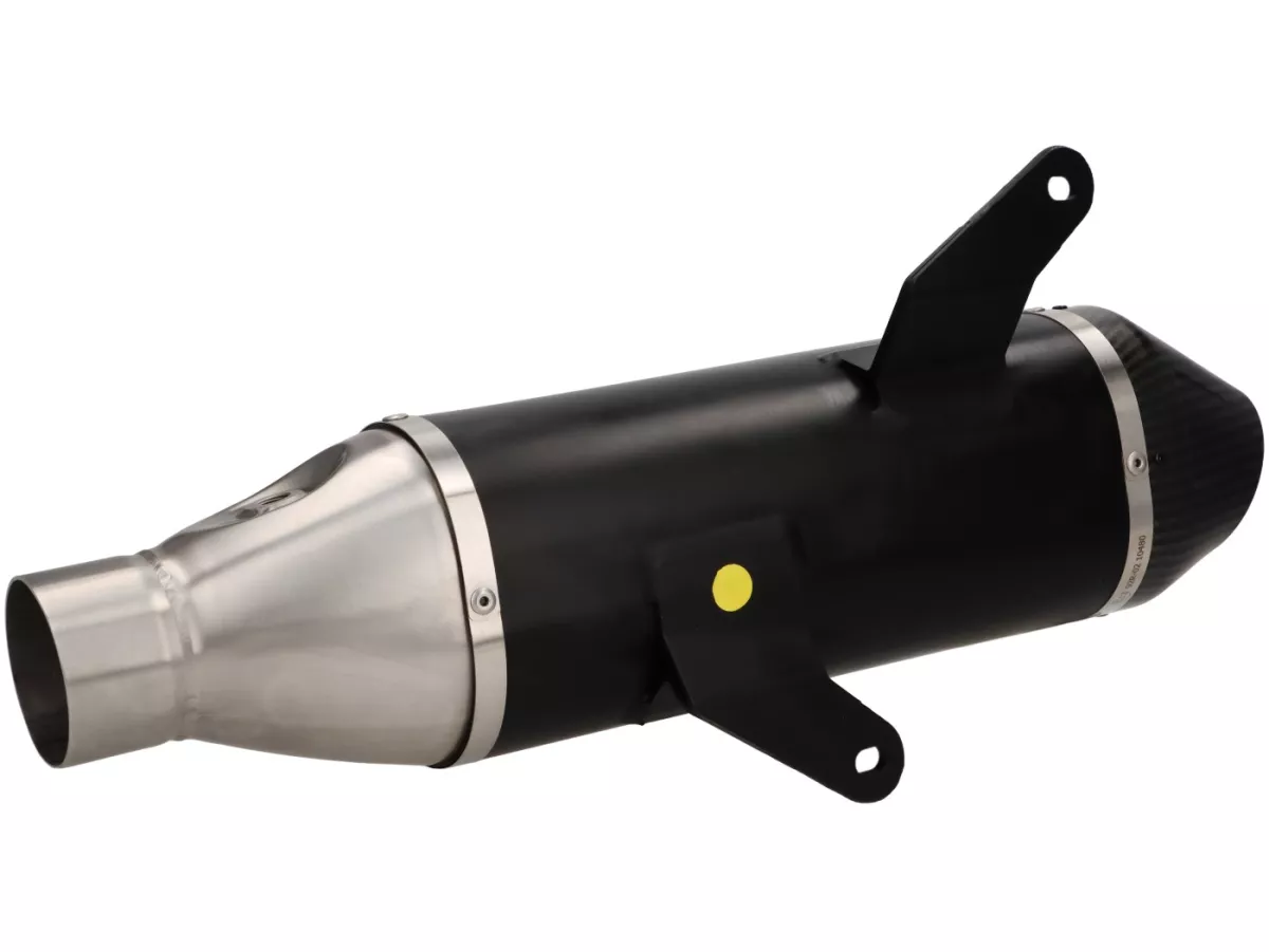 Scarico ARROW- Urban - Alluminio scuro con terminale in carbonio - Vespa GTS 310