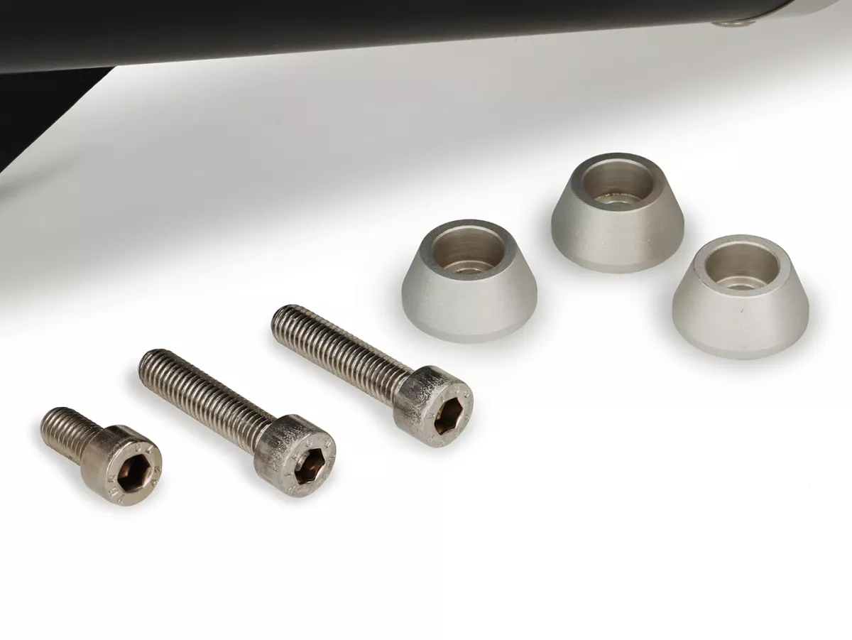 Sistema de escape- ARROW- Urban - Aluminio oscuro con tapa de acero inoxidable - Vespa GTS 310