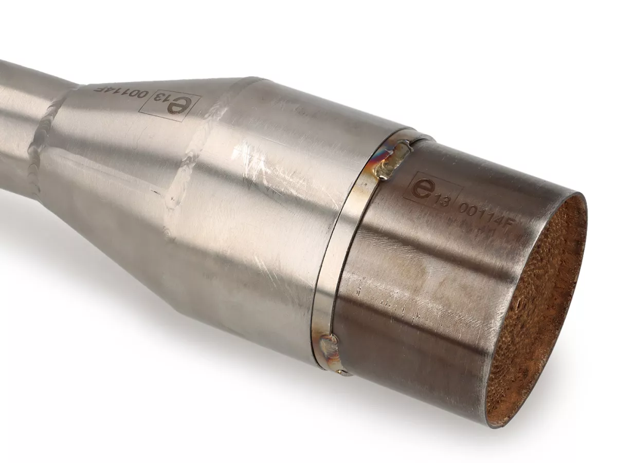 Sistema de escape- ARROW- Urban - Aluminio oscuro con tapa de acero inoxidable - Vespa GTS 310