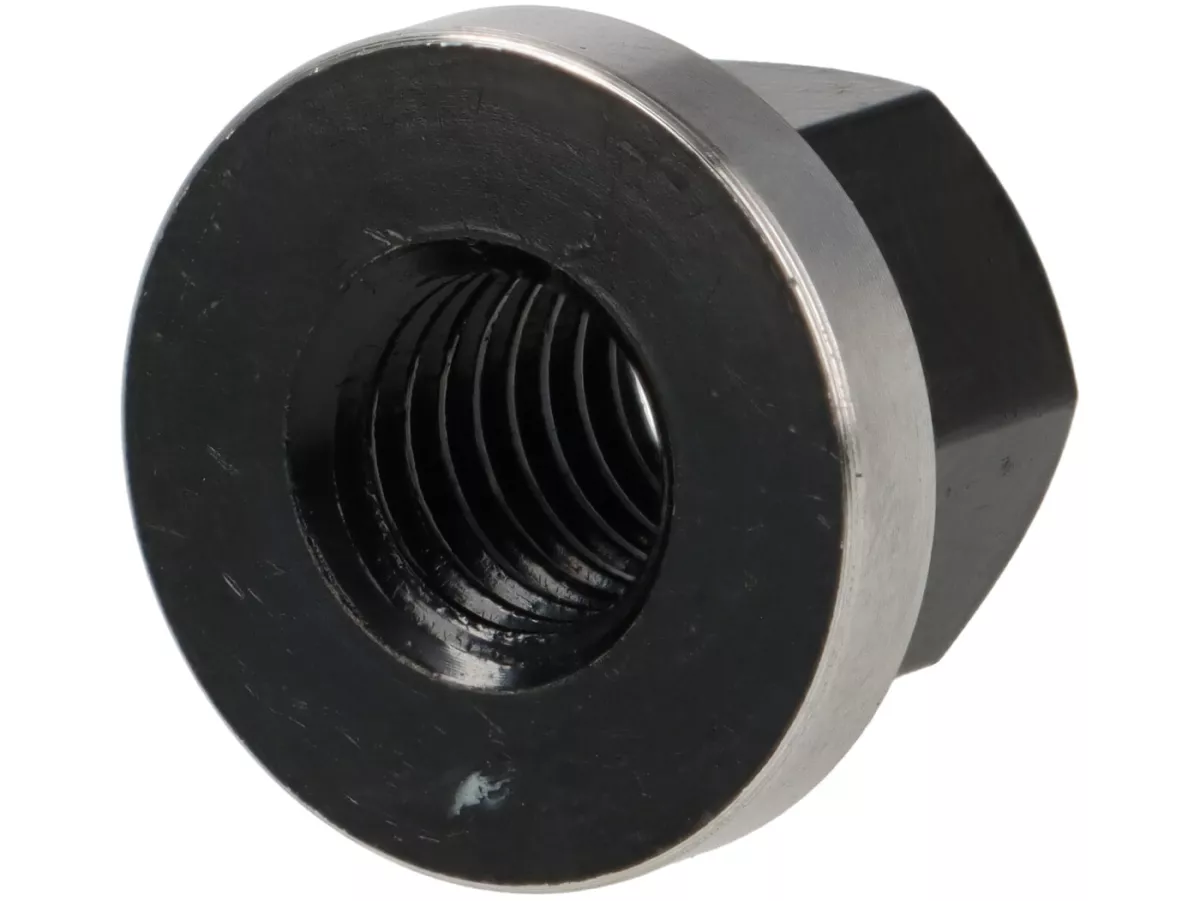 Flywheel nut M10 x 1.50 (high strength) collar Ø=22x4mm, h=15mm WS=14-BGM PRO- Vespa V50 R (917730-), V50 S (81867-), V90 (194927-), PV125 (194970-), ET3, PK S