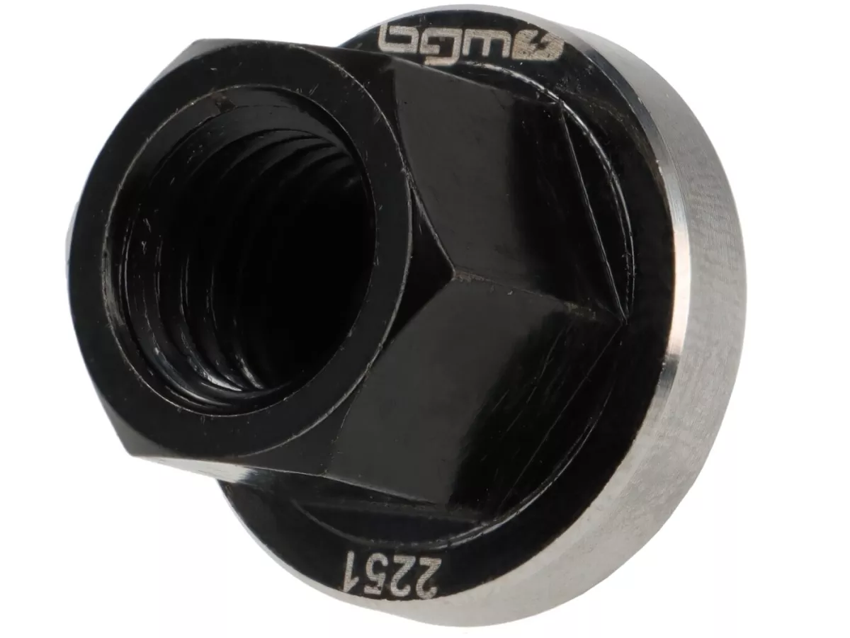 Flywheel nut M10 x 1.50 (high strength) collar Ø=22x4mm, h=15mm WS=14-BGM PRO- Vespa V50 R (917730-), V50 S (81867-), V90 (194927-), PV125 (194970-), ET3, PK S