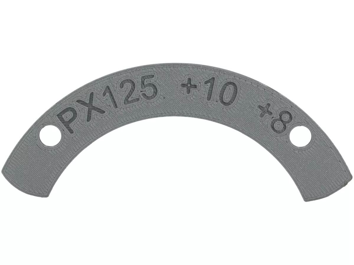 Plantilla de fresado válvula rotativa de admisión -bgm Pro- motores Vespa de 3 canales, +10° desde el PMS/ +8° hasta el PMS, Vespa PX125, PX150, LML 2T, Sprint Veloce