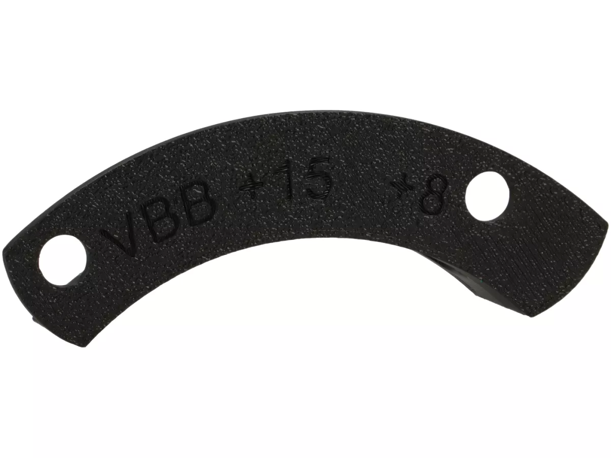 Gabarit de fraisage pour l'admission de la vanne rotative -bgm Pro- Vespa moteurs à 2 canaux, +15° avant PMH/ +8° après PMH, Vespa VNB, VBB, VLB, VNC, Sprint, Super