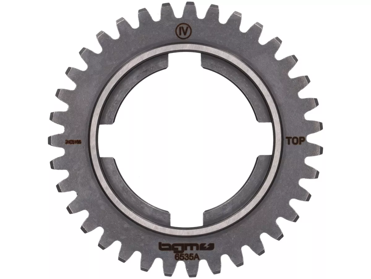 4° ingranaggio -BGM PRO Torquemaster, tipo vecchio- Vespa PX200 (-1984), Rally180/200 - 4° ingranaggio lungo per PX125-150 (1982-1984) - 35 denti