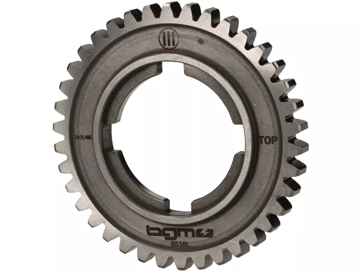 Rapport 3 -BGM PRO Torquemaster, type Lusso- Vespa PX125-200 (1984-), T5 125cc, Cosa125-200, LML Star/Stella125/150 2 temps - 38 dents