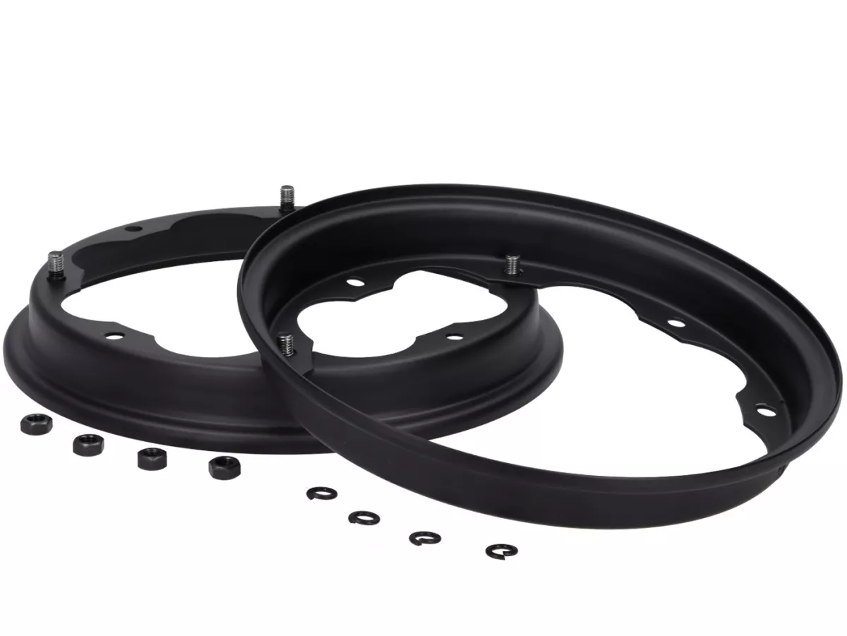 Rim -BGM ORIGINAL- Lambretta LI Series 1-3, LI S, SX, TV Series 2-3 - matt black